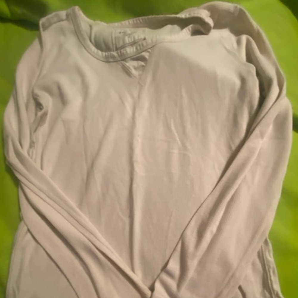 Long sleeve cotton blouse